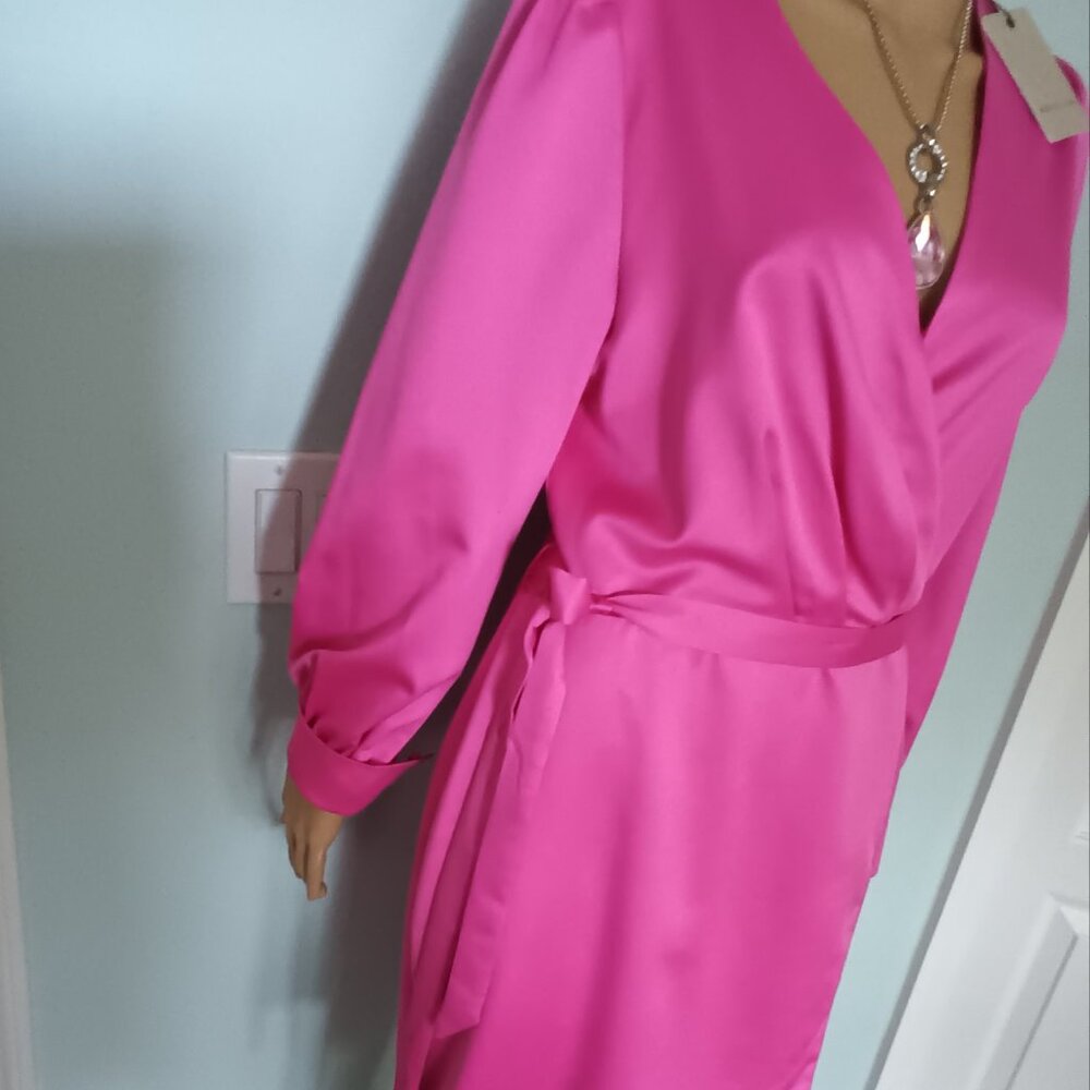 Barbie Pink Satin Dress by Adelyn Rae